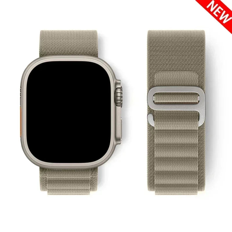 Boucle alpine pour bracelet de montre Apple ultra 2 49mm série 10 9 8 7 6 SE 5 4 46mm 42mm 40-44mm 45mm 41mm bracelet de sport g-crochet iwatch 10