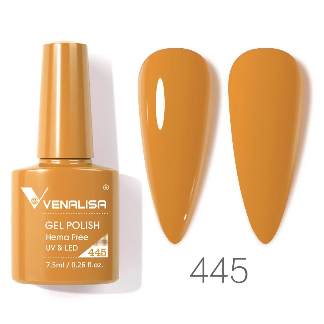 Vernis à ongles gel Venalisa 7,5 ml SANS HEMA, semi-permanent, UV/LED, couvrance totale, texture ultra-douce, manucure sublime