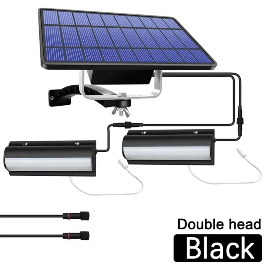 Lumières solaires lumière solaire intérieure extérieure de hangar avec interrupteur à fil de traction suspension solaire pour Patio porche grange maison de ferme avec ligne