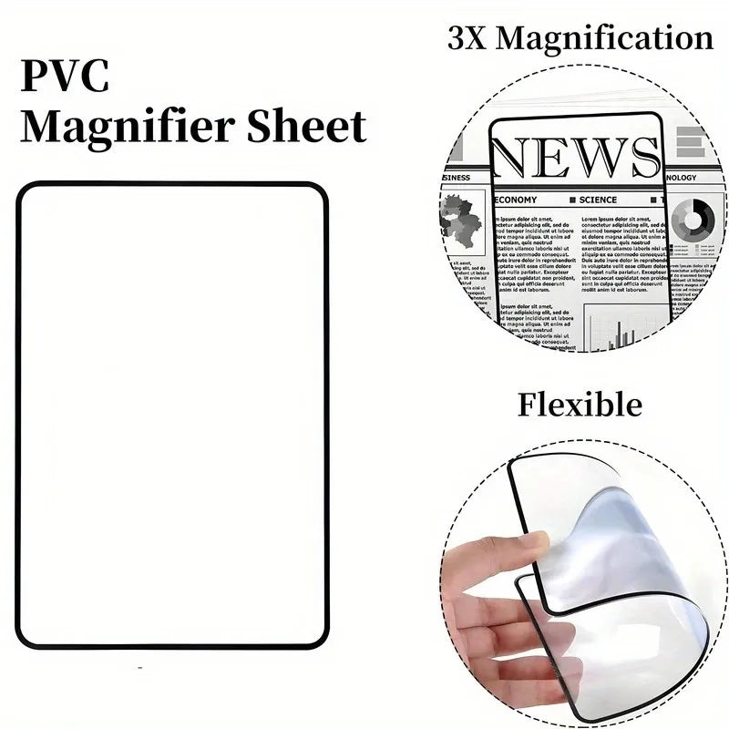 Loupe à grande feuille pleine Page, aide à la lecture, loupe de lecture