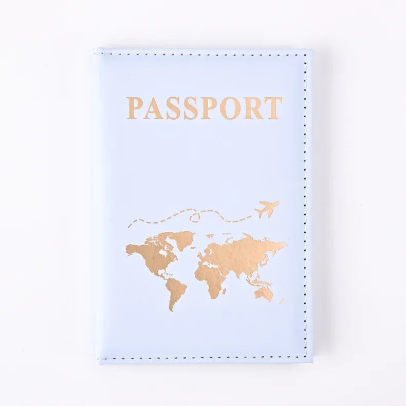 Mode Femmes Voyage Passeport Housse Étui ID Crédit Porte-Carte Accessoires De Voyage Carte Passeport Portefeuille Billet De Protection