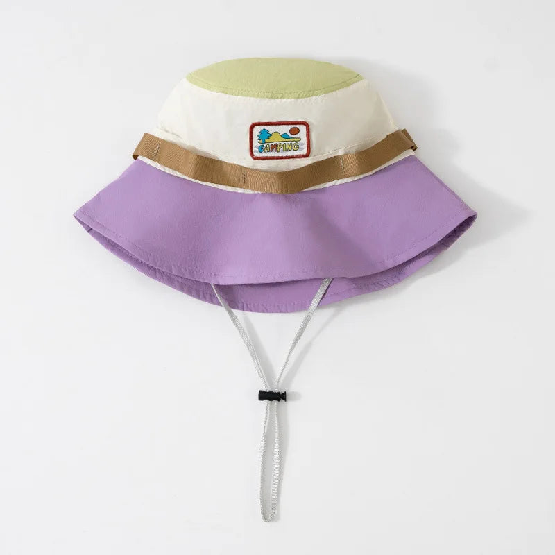 Bob d'été pour filles, 4 couleurs, protection solaire, respirant, idéal pour les sports de plein air, 2-6 ans