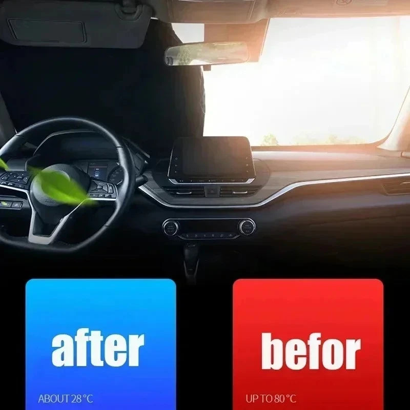 Pare-soleil de pare-brise de voiture pour citroën Picasso, Protection de visière d'été, blocs pliables, accessoires de Protection contre les rayons UV