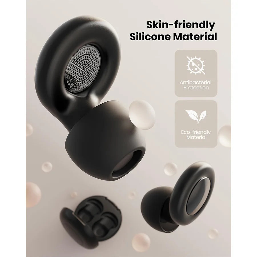 Bouchons d'oreille en silicone Eayburst pour la protection auditive anti-bruit du sommeil, bouchons d'oreille réutilisables pour les concerts de sommeil, les études de travail