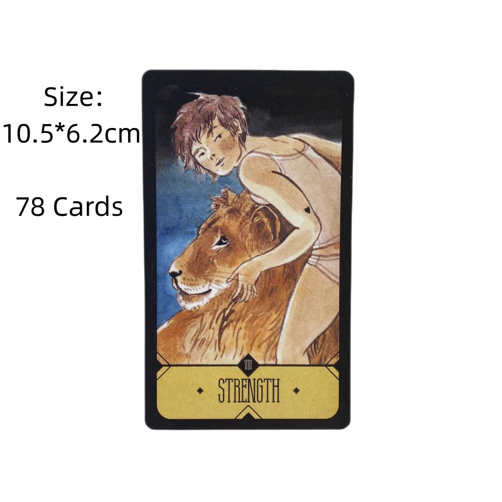 Le Tarot Sasuraibito, un jeu de 78 cartes oracle, édition divinatoire en anglais, jeux de société