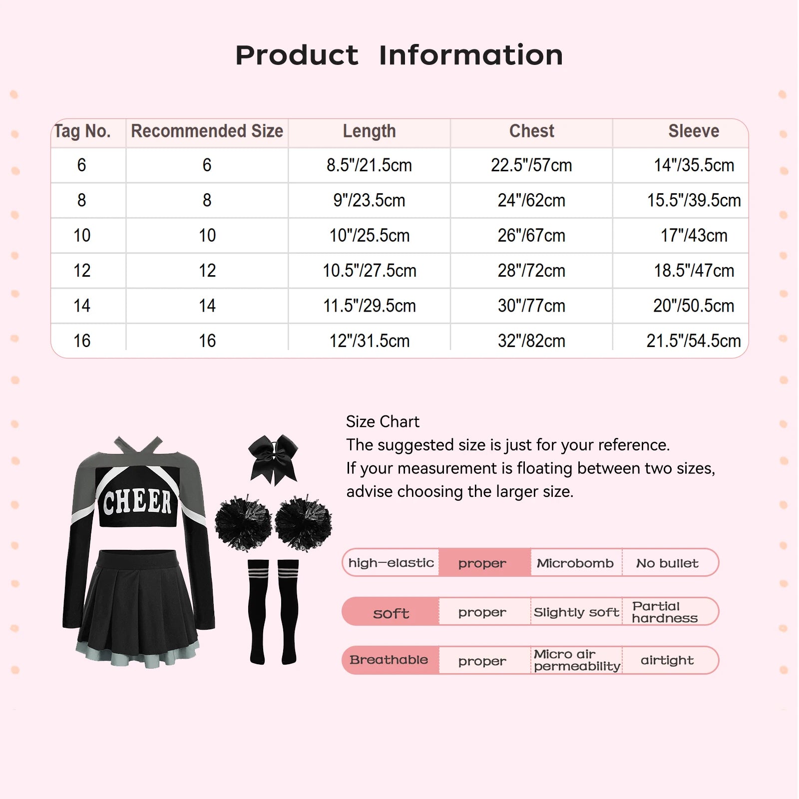 Uniformes de pom-pom girl pour enfants filles, 4 pièces, tenue de danse à l'école, paillettes brillantes, robe à épaules dénudées, déguisement de pom-pom girl de carnaval