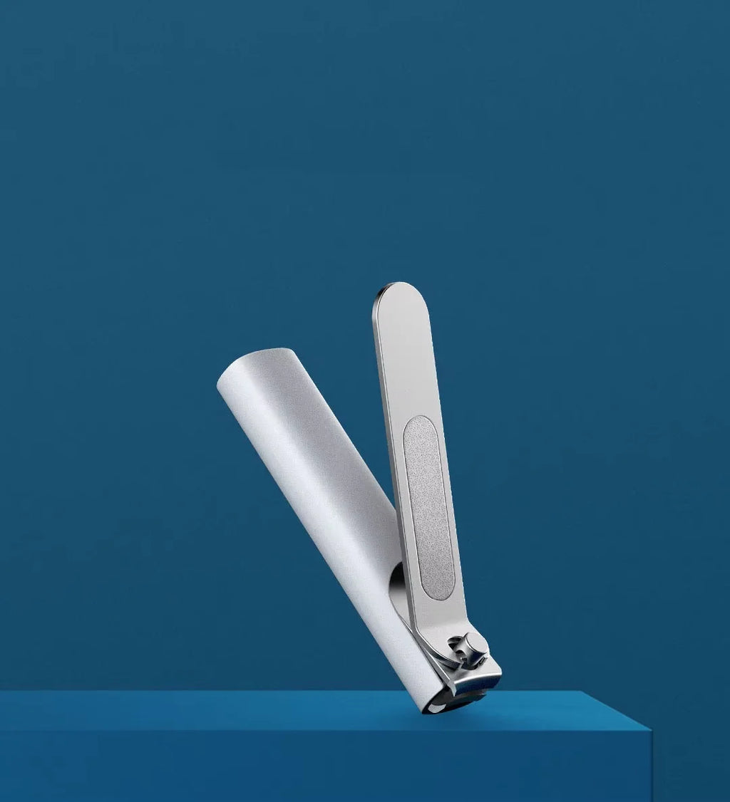 Xiaomi Mijia – coupe-ongles en acier inoxydable, avec couvercle anti-éclaboussures, soins de pédicure, lime professionnelle, nouveau