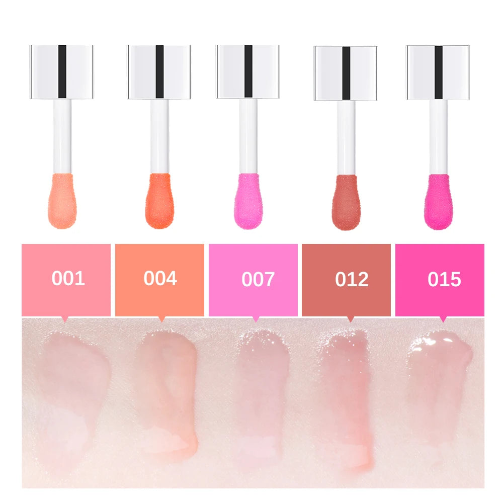 Baume à Lèvres Hydratant Huile à Lèvres Originale Gloss Soin des Lèvres Bienfait pour Lèvres Repulpantes Exfoliant Rose Huile Brillant Repulpante