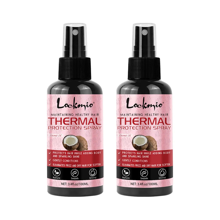 Spray protecteur thermique pour cheveux, sérum protecteur de chaleur, protège les cheveux des dommages causés par les UV, après-shampoing hydratant pour femmes