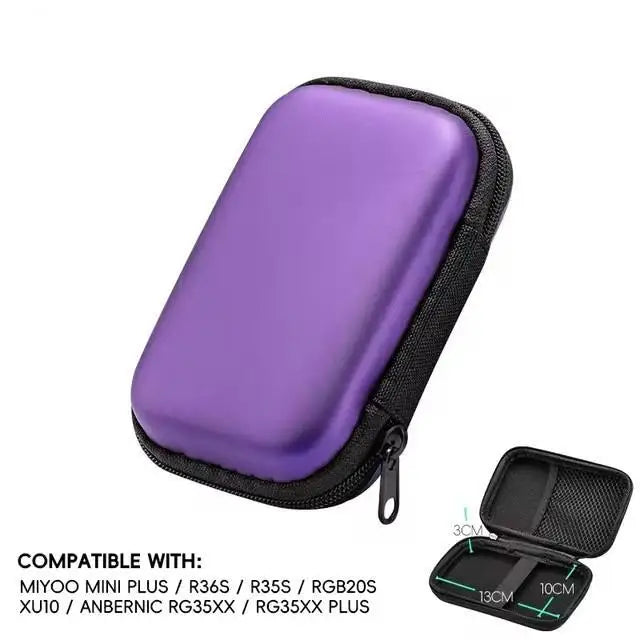 Portable Carrying Case for R36S/GB300/FC Handheld Game Console Protective Travel Retro Mini Player Box for Gaming Accessories