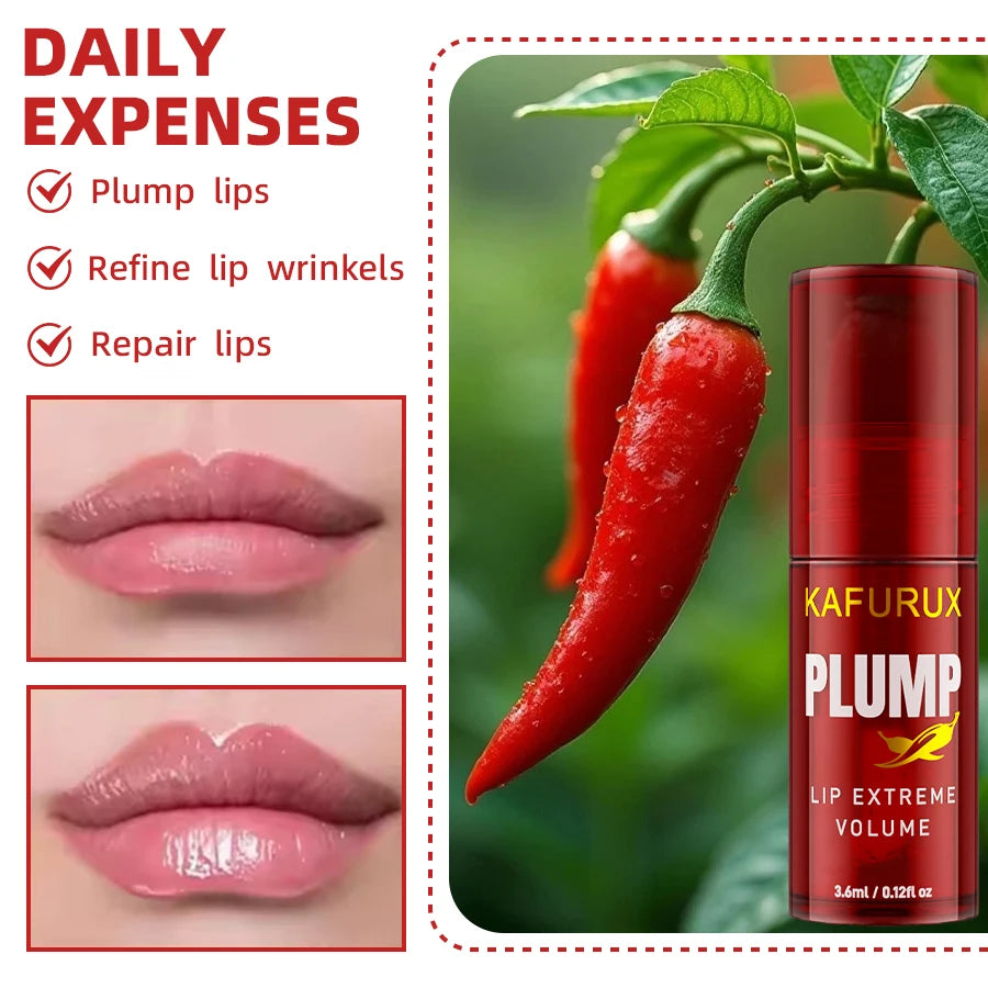 1 huile repulpante pour les lèvres longue tenue, sérum hydratant et brillant, essence volumisante instantanée, répare les ridules des lèvres et augmente leur volume