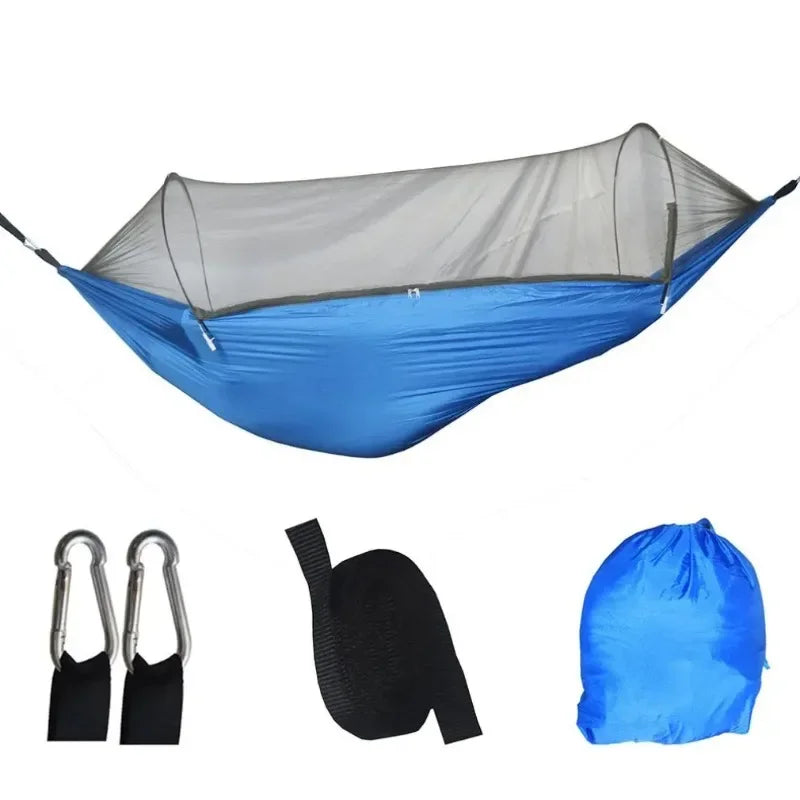 Outdoor Camping Hammock Hanging Bed with Mosquito Net