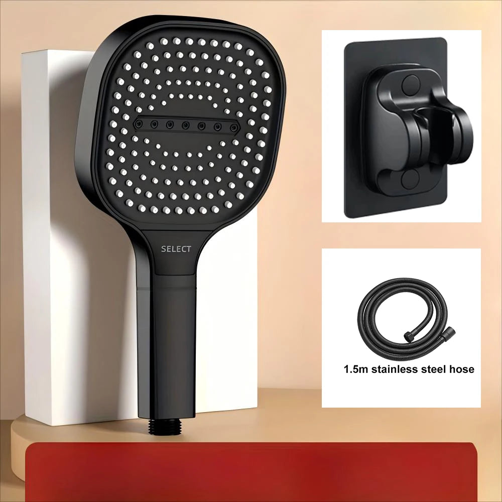 Pommeau de douche haute pression à 3 Modes, pommeau de douche à économie d'eau, pulvérisateur de Massage d'eau réglable, accessoires de salle de bain à domicile