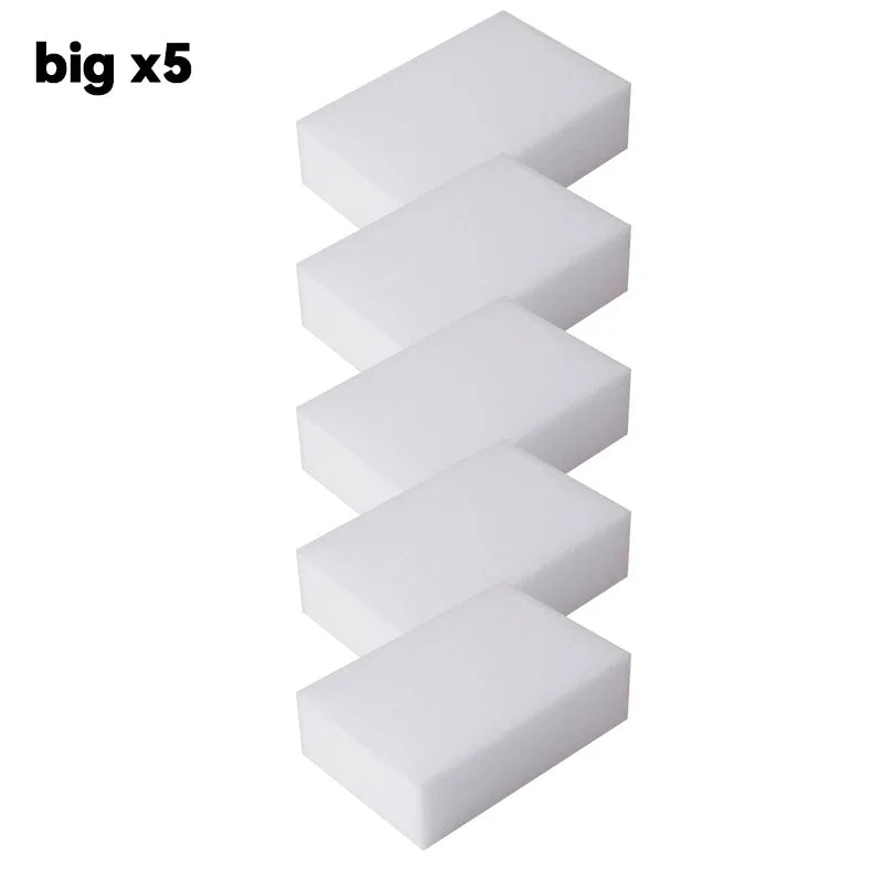 Lot de 5 ou 50 éponges magiques en mélamine, nettoyantes et ultra-absorbantes, pour la cuisine et la salle de bain, outils de nettoyage et produits ménagers