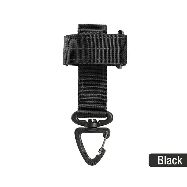 Gants en nylon multi-usages, gants de travail à crochet, clip de sécurité, corde d'escalade tactique d'extérieur, corde de camping suspendue, camping en plein air