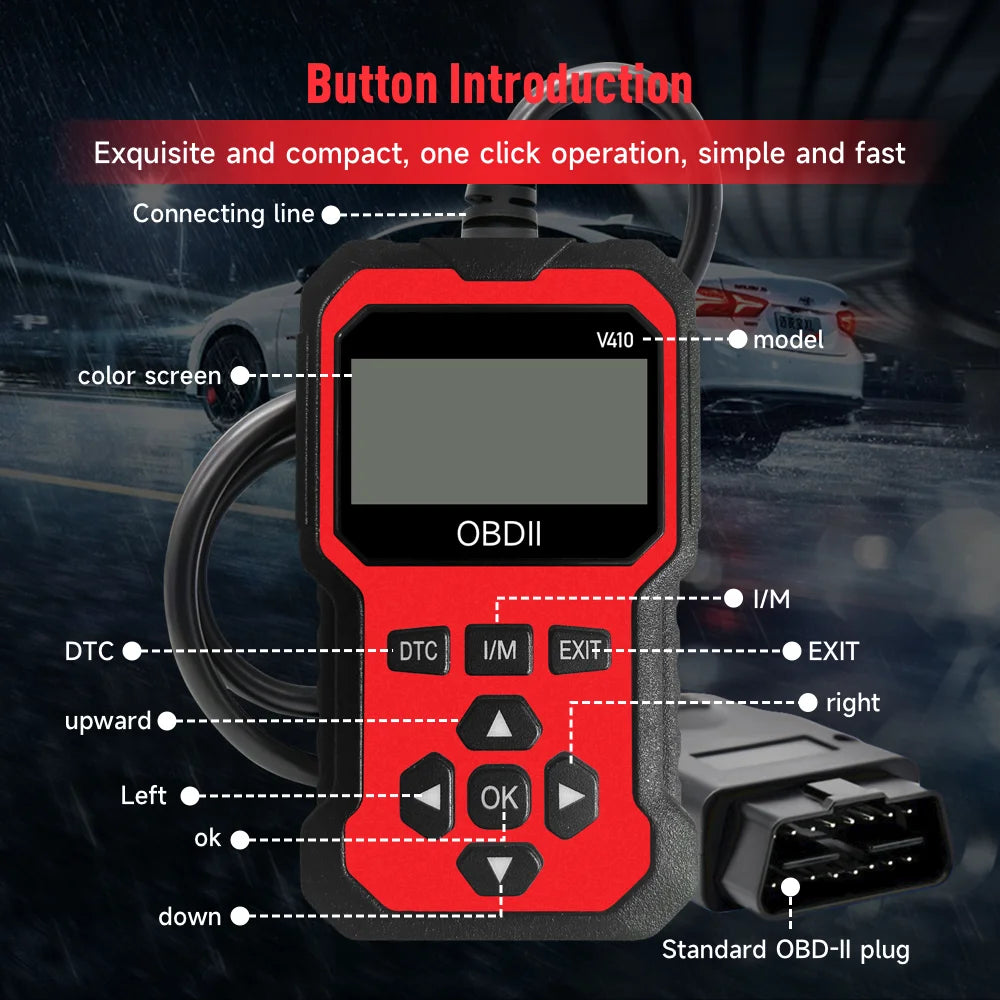 Scanner de voiture Obd2, outil de Diagnostic, lecteur de Code de défaut du moteur, lecteur de Code, peut diagnostiquer tous les Obd Ii en 1996, accord de voiture Sca