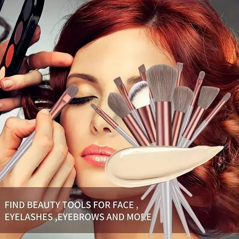 Ensemble de pinceaux de maquillage professionnels, doux et moelleux, pour fond de teint, poudre, fard à paupières, mélange Kabuki, outil de beauté