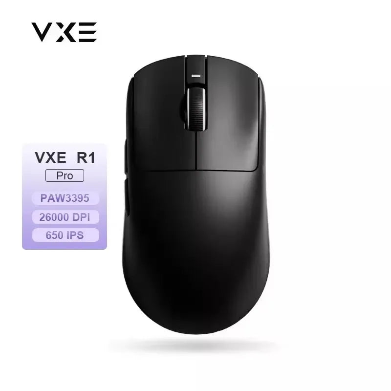 Souris gaming rechargeable Vxe Dragonfly R1SE R1 R1pro R1ProMax, modèle Gamer Paw3395, légère, ergonomique et sans fil, pour e-sport.