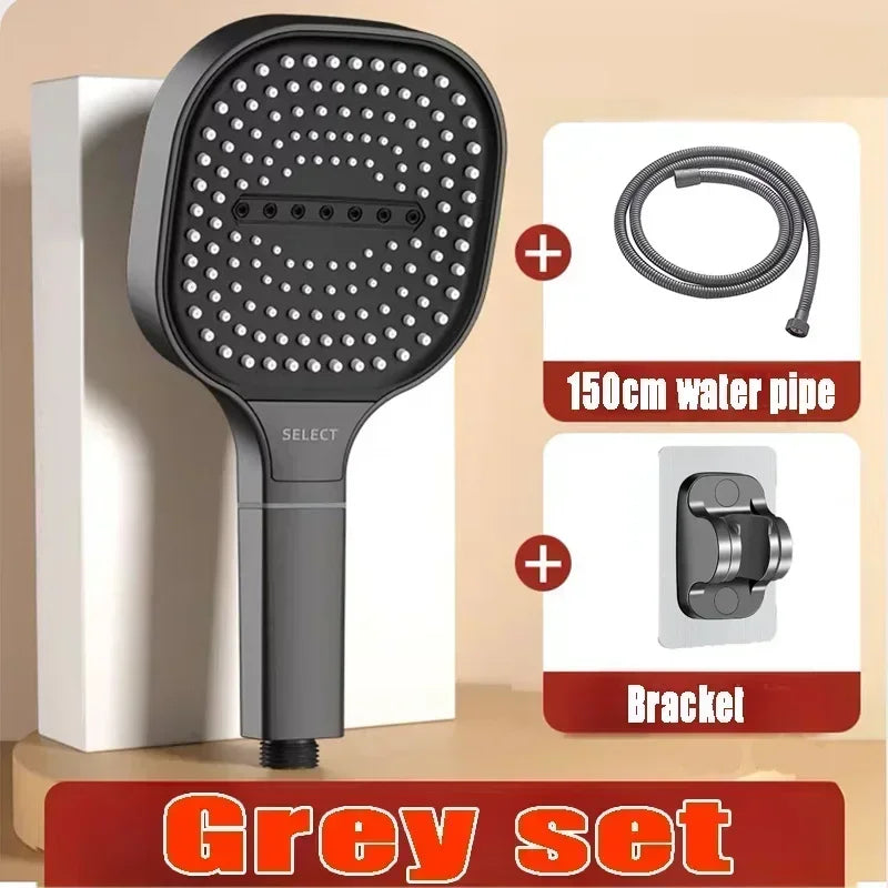 Pommeau de douche haute pression à 3 Modes, pommeau de douche à économie d'eau, pulvérisateur de Massage d'eau réglable, accessoires de salle de bain à domicile