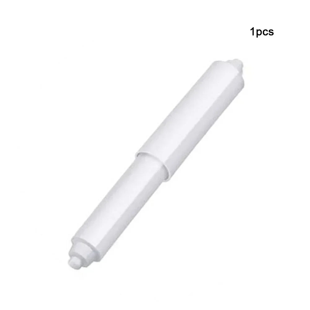 1/3 pièces Tiges de rechange pour rouleau de papier toilette, supports de rouleau en plastique blanc, ressort d'insertion pour rouleau, pièces de salle de bain