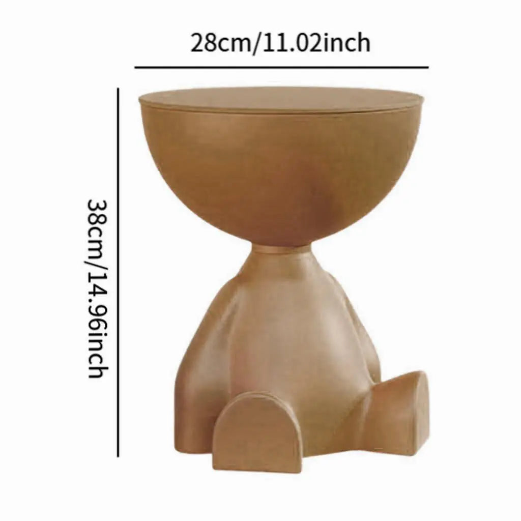 Table d'appoint créative, table de chevet plate, étagère latérale pour canapé, chambre, balcon, mini-table mobile, petite table pour appartement, thé