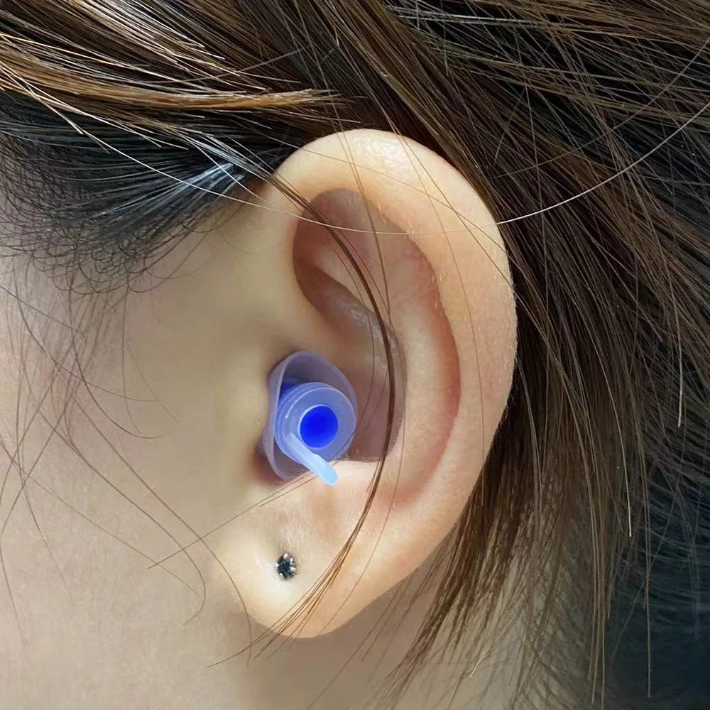 HUAK 2 ensembles de bouchons d'oreilles pour moto – Silicone haute fidélité réutilisables, étanche IPX8 pour la natation et les voyages
