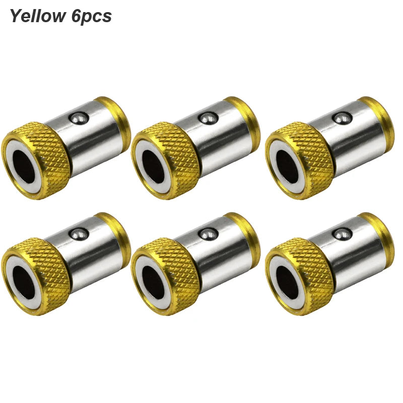 Clearance_Magnetic Ring Cross Phillips Tournevis Porte-embout 6.35mm 1/4 Alliage universel Anti-corrosion Forte puissance de magnétisation