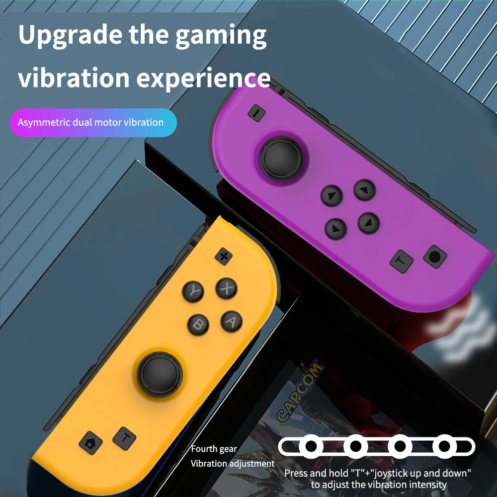 Manette Joy-Con pour Nintendo Switch, manette de jeu sans fil, fonction de réveil turbo