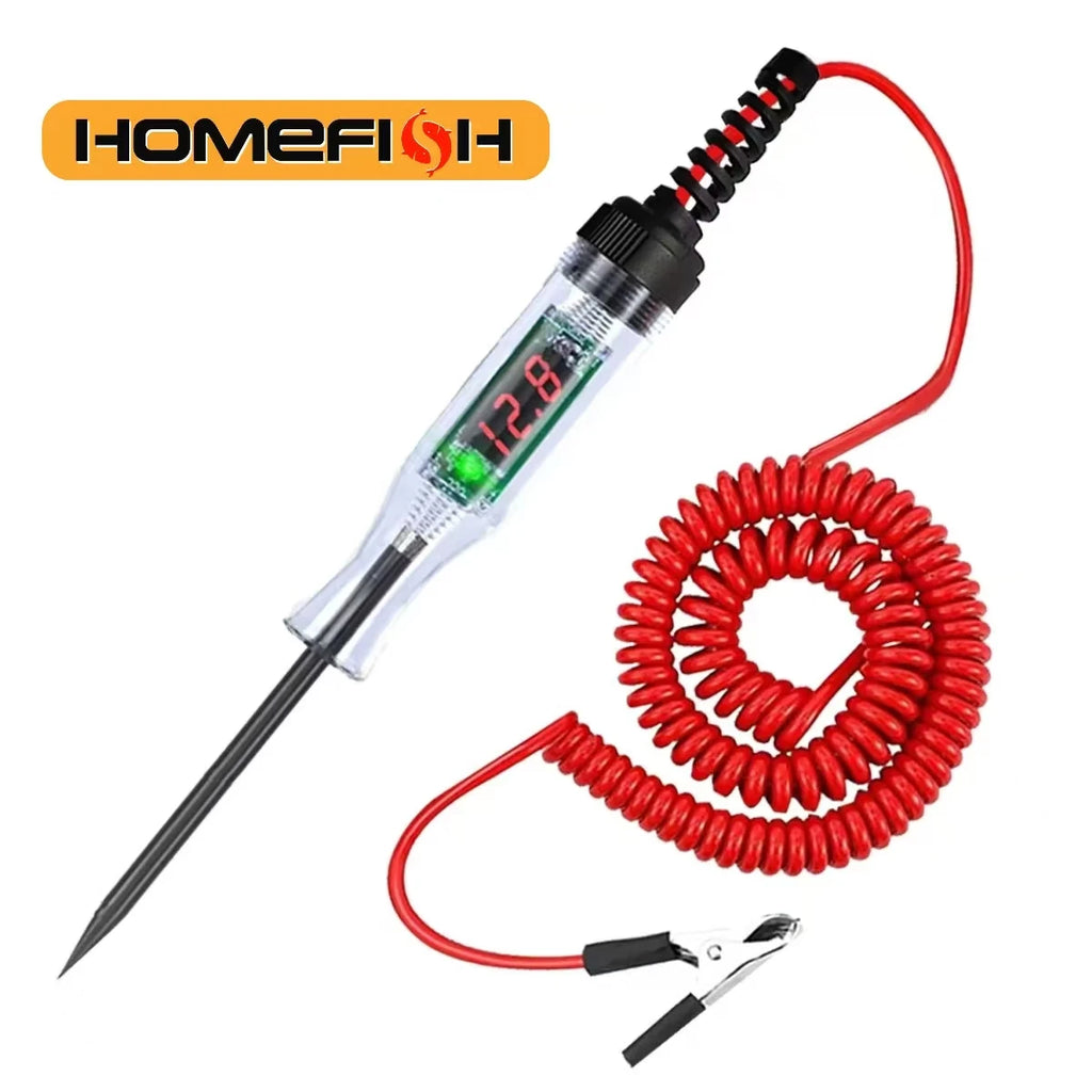 Testeur de Circuit de tension de voiture et camion, 6V 12V 24V, sonde de Diagnostic automobile, stylo de Test, ampoule, stylo de mesure électrique, outils de réparation