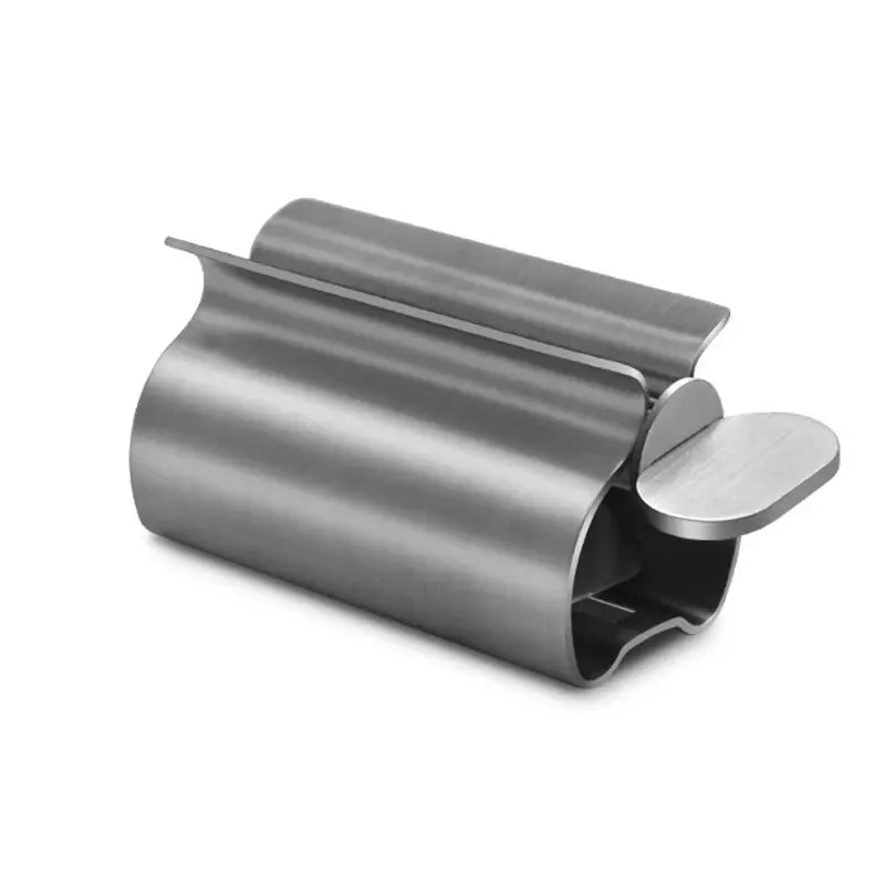 1 rouleau essoreur rotatif en acier inoxydable pour pommades, cosmétiques, accessoires de salle de bain, presse-tube de dentifrice
