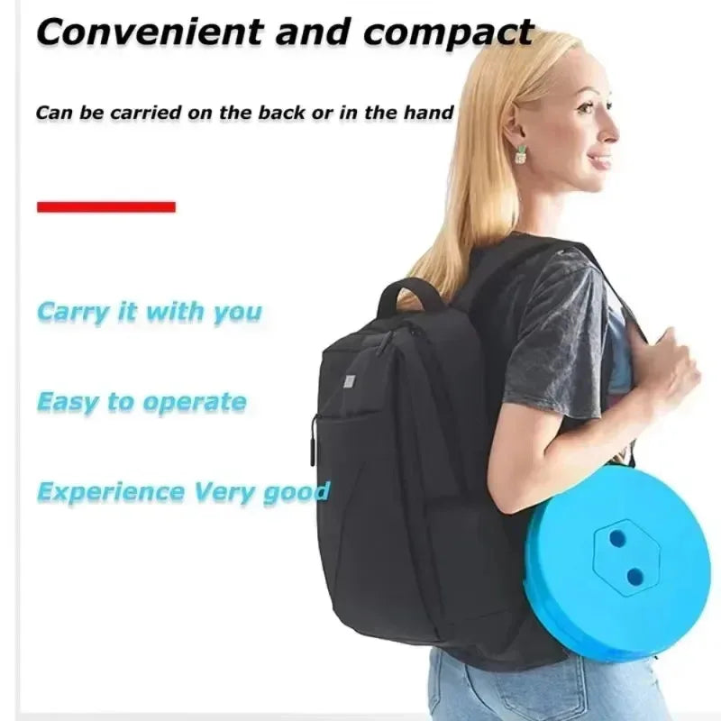 Chaise télescopique pliante portable en plastique, tabouret léger et réglable pour la pêche, la plage et le camping, siège pliable compact pour l'extérieur