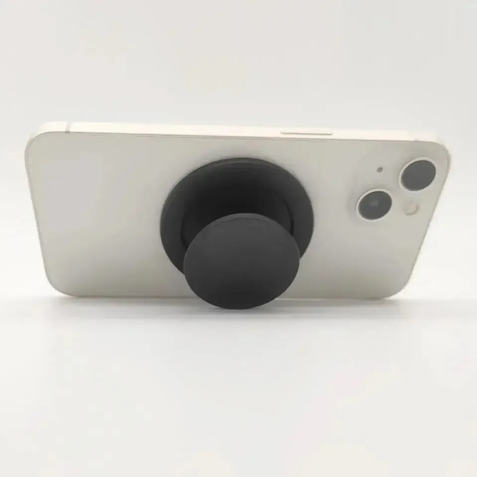 Support de poignée de téléphone portable pliable magnétique, Support de poche pour Magsafe IPhone Mac Samsung, anneau de sécurité, Support extensible