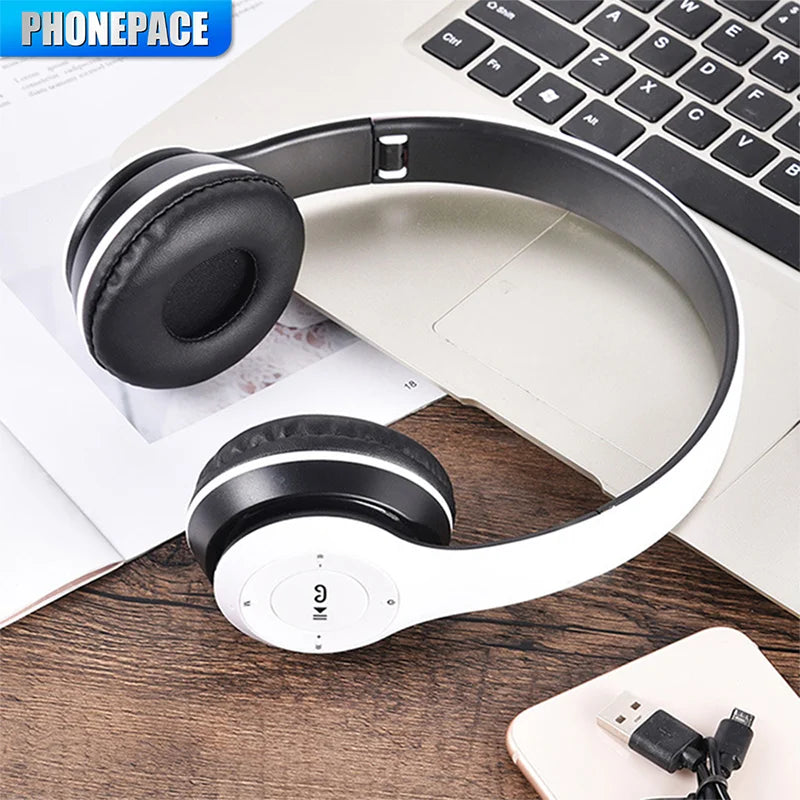 P47 pliable sans fil Bluetooth 50 HIFI stéréo basse casque pour musique jeu enfants filles Smartphone Audio écouteurs dispositif