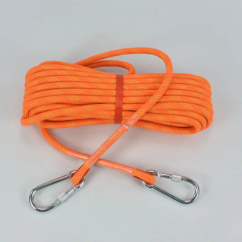 Corde de sécurité pour l'alpinisme en extérieur, corde de descente lente pour opérations en haute altitude, corde de sauvetage spéciale en polyester résistant à l'usure