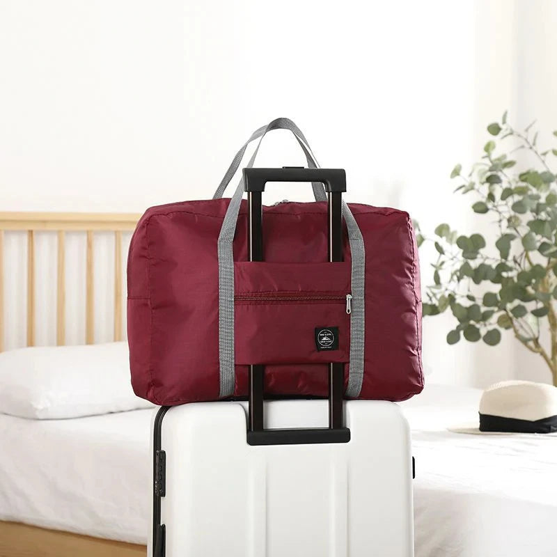 Sac de voyage pliable pour les compagnies aériennes, sac à main pour femmes et filles, léger, grande capacité, sport, week-end, voyage de nuit