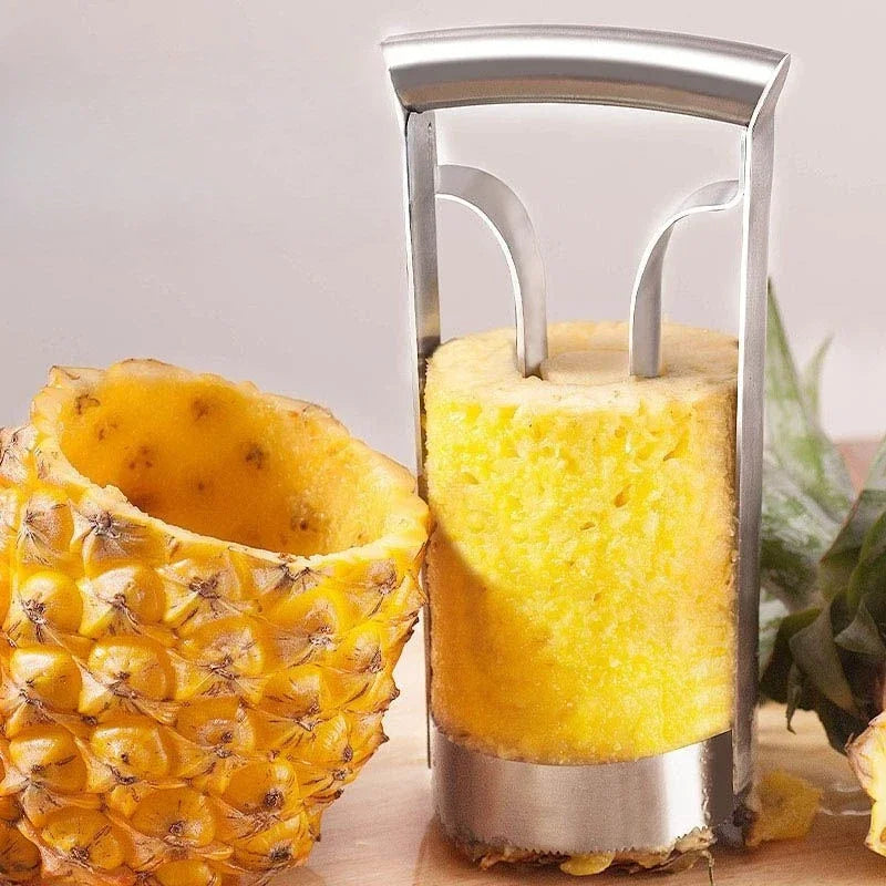 Éplucheur d'ananas en acier inoxydable, coupe-ananas, extracteur de chair, découpeur, outil pour fruits et légumes