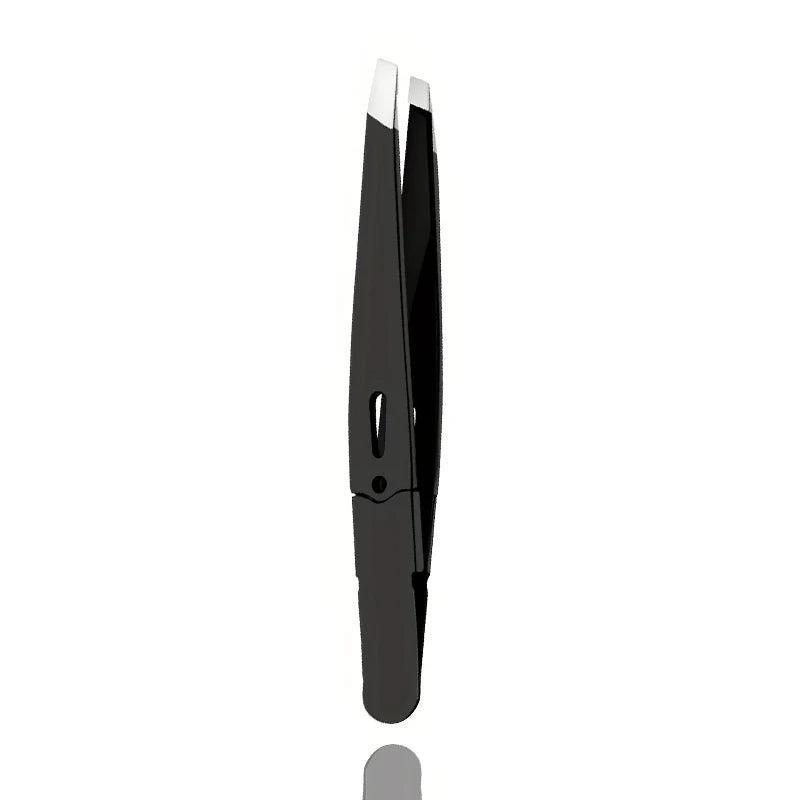 Pince à sourcils colorée, beauté des cheveux, extracteur de poils fins, en acier inoxydable, pinces à sourcils inclinées, outils de maquillage