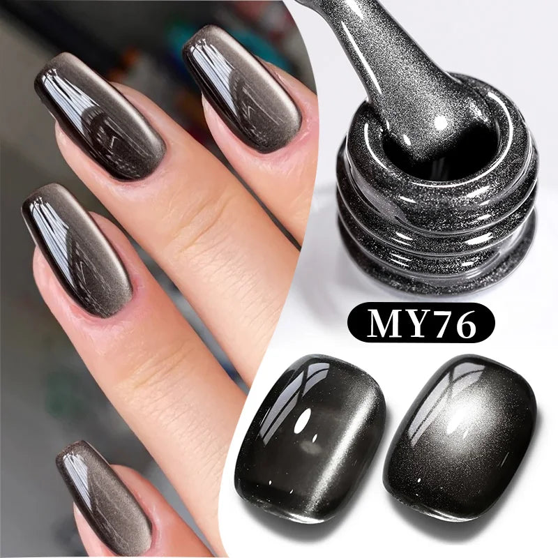 Vernis à ongles magnétique gel BORN PRETTY 10 ml Argent Clair de Couleur Chat - Accessoires pour les ongles - Vernis semi-permanent pour ongles d'automne et d'hiver