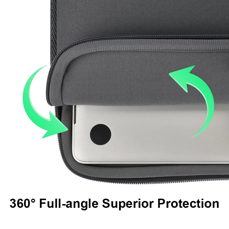 Sacoche pour ordinateur portable Xiaomi, Lenovo, Dell, compatible avec les MacBook Air, Pro et Retina 13, 14, 15 et 15,6 pouces