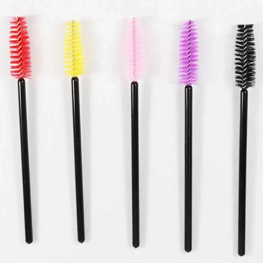 Brosse à cils en cristal jetable, peigne, Extension de cils, baguettes de Mascara, maquillage professionnel, outil de beauté, 50 pièces