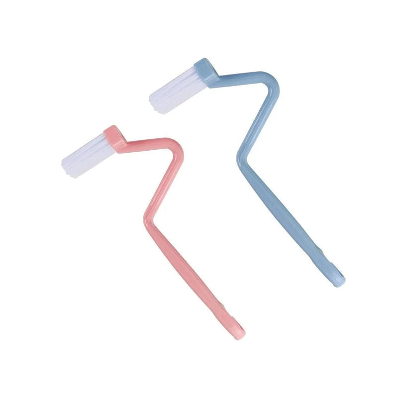 Brosse de toilette incurvée à long manche (1/2/3 pièces) - Outils de nettoyage en profondeur pour la maison et la salle de bain