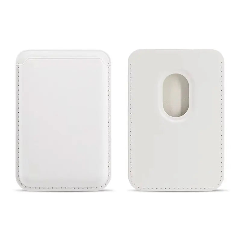 Étui porte-carte magnétique IPhone 16 15 13 14 12, pochette pour cartes, étui en cuir Magsafing avec autocollant arrière, housse de poche pour cartes