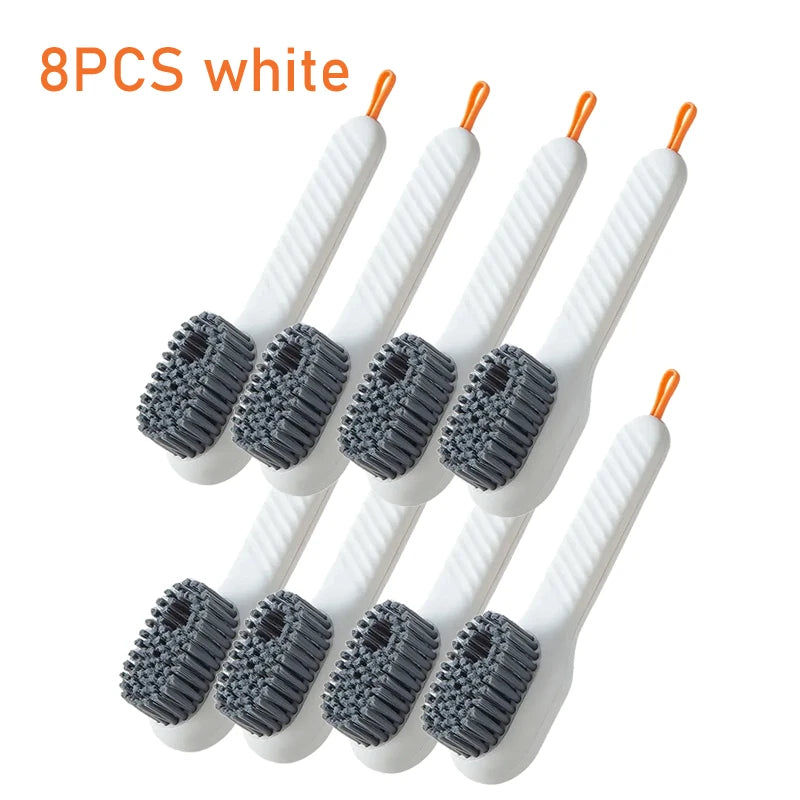 Cleaning Brush Soft Bristled Liquid Shoe Brush Long Handle Brush Clothes Brush Shoe Clothing Board Brush Household Cleaning Tool