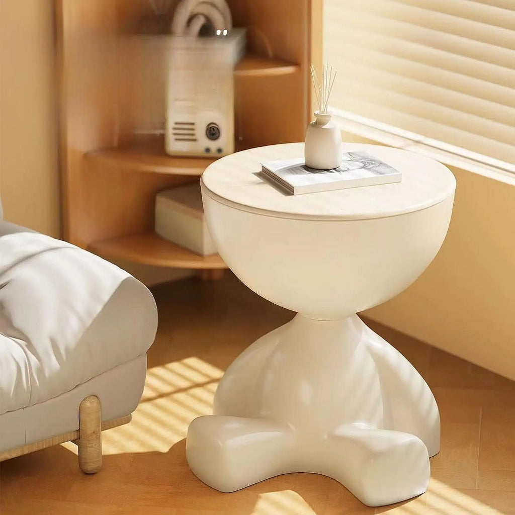 Table d'appoint créative, table de chevet plate, étagère latérale pour canapé, chambre, balcon, mini-table mobile, petite table pour appartement, thé