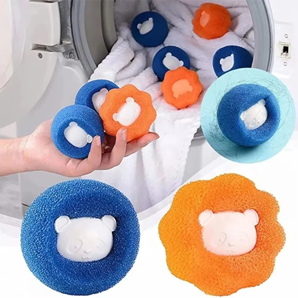 Brosse à poils d'animaux réutilisable pour machine à laver, chat et chien, avec embout adhésif. Collecteur de peluches et de poussière. Accessoires de nettoyage pour sèche-linge
