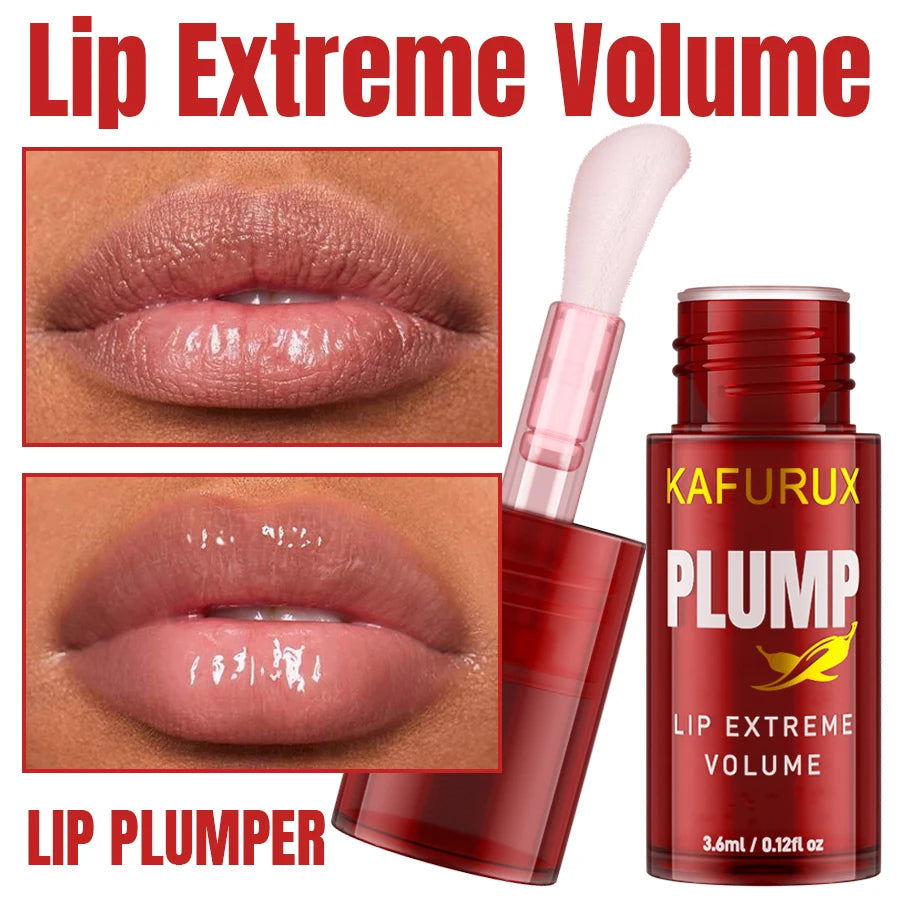1 huile repulpante pour les lèvres longue tenue, sérum hydratant et brillant, essence volumisante instantanée, répare les ridules des lèvres et augmente leur volume