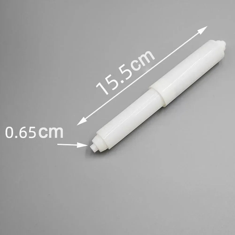 1/3 pièces Tiges de rechange pour rouleau de papier toilette, supports de rouleau en plastique blanc, ressort d'insertion pour rouleau, pièces de salle de bain