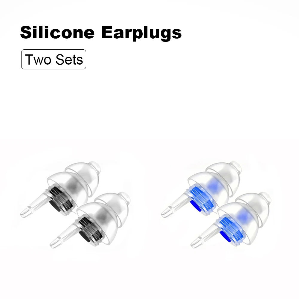 HUAK 2 ensembles de bouchons d'oreilles pour moto – Silicone haute fidélité réutilisables, étanche IPX8 pour la natation et les voyages
