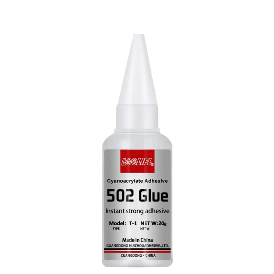 Hot Sell1-2pcs 502 Super Colle Instantanée Séchage Rapide Adhésif Cyanoacrylate Cuir Caoutchouc Bois Métal Forte Liaison Liquide Colle Outil