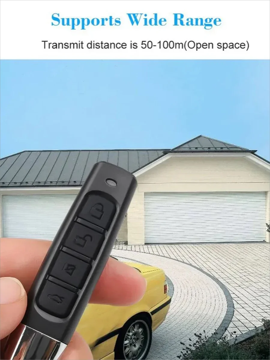 Ouvre-porte de Garage télécommandé 433MHZ 433.92mhz, duplicateur de télécommande, apprentissage du Clone, Code roulant, clé de voiture